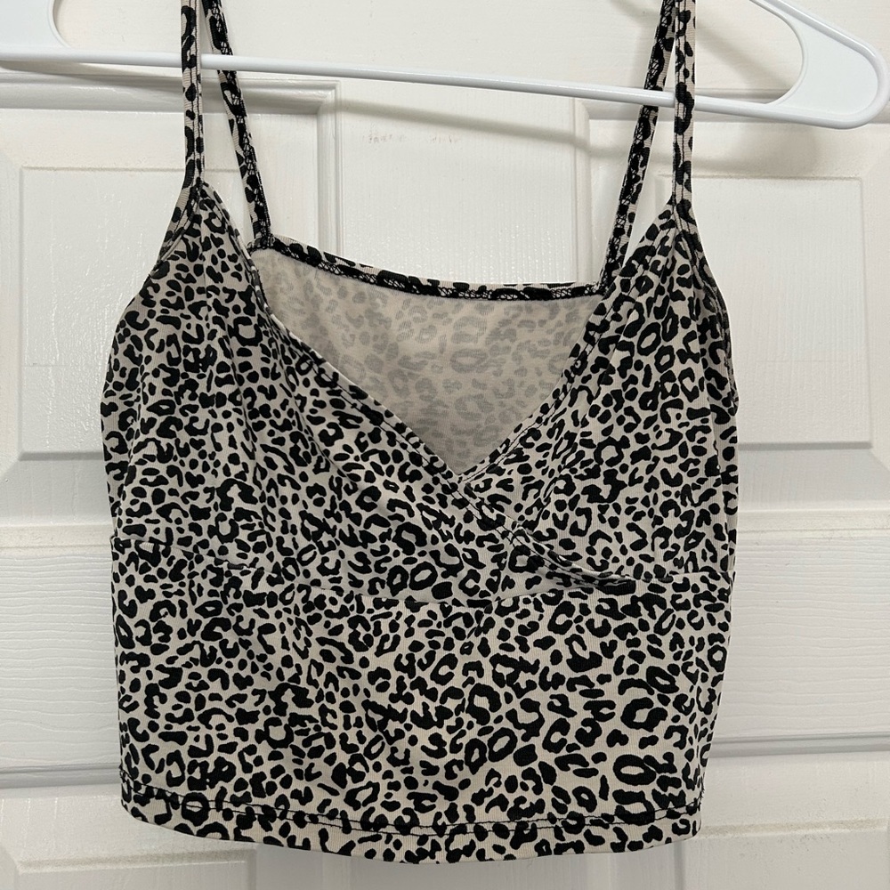 Cheetah Print Cross Tank
